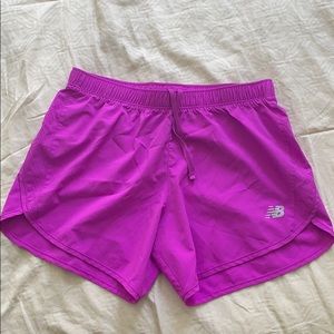 NWOT New Balance Purple Fitness Shorts
